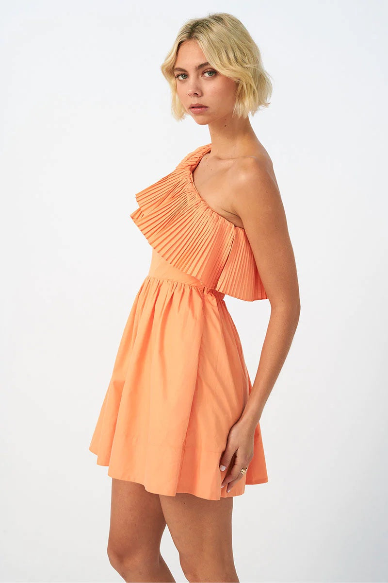 Sovere Bliss Mini Dress | Soft Orange