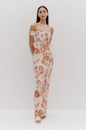 Ownley Ines Midi Dress | Vanilla Floral