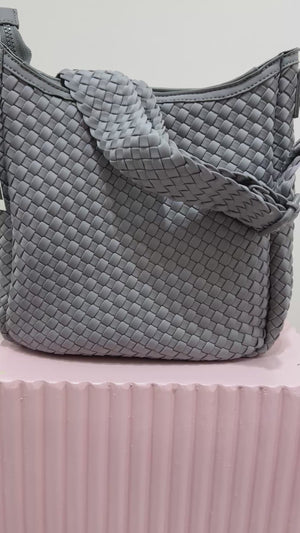 Sol And Selene Kismet Bag Woven Neoprene | Fog