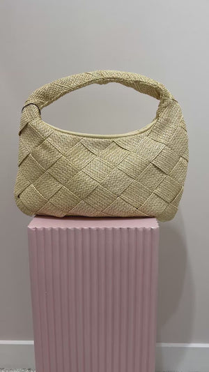 Sol And Selene Dare To Dream Large Woven Bag | Cream Straw