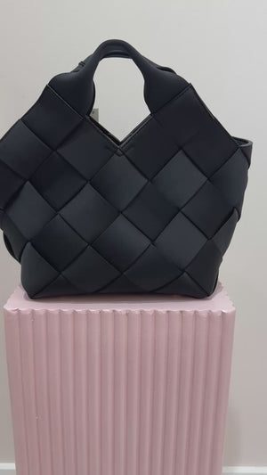 Sol And Selene Resilience Woven Neoprene Bag | Black