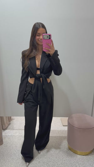 Bec + Bridge Eleanora Cropped Jacket | Black