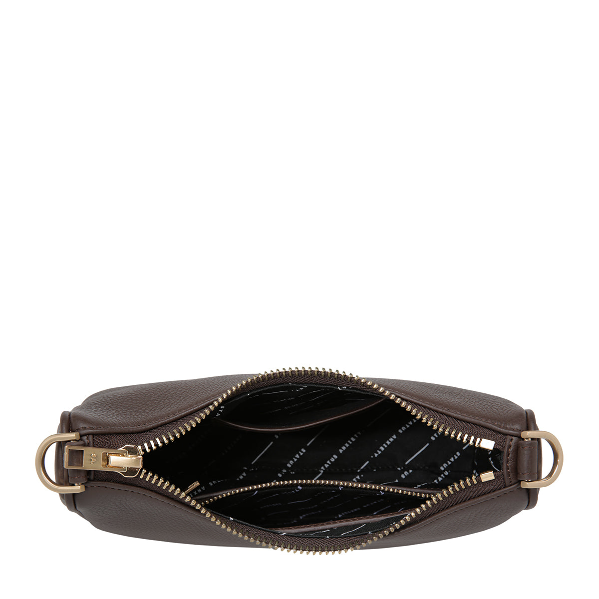 Status Anxiety Look Both Ways | Cocoa/Brushed Gold