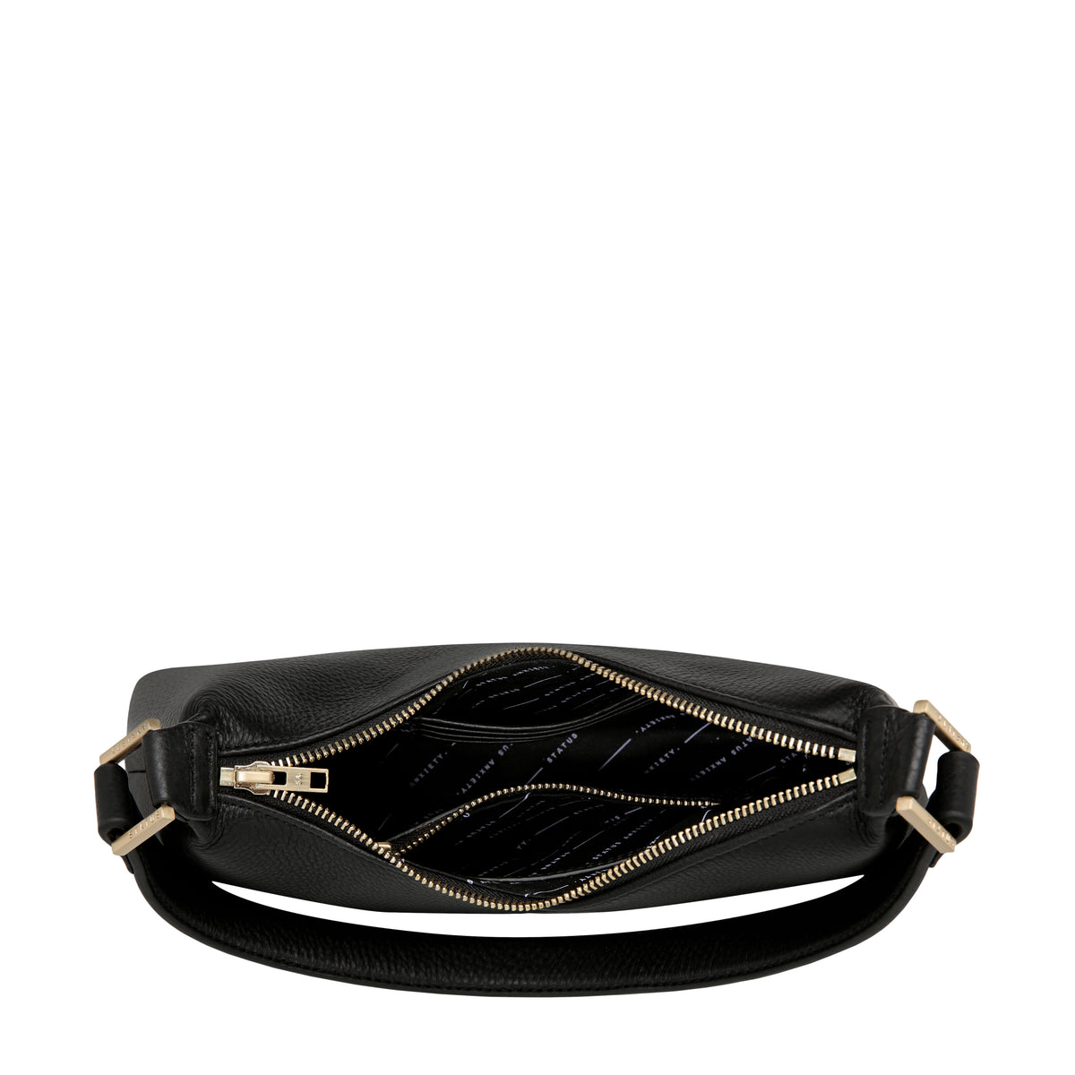 Status Anxiety Reverie Shoulder Bag | Black/Brushed Gold