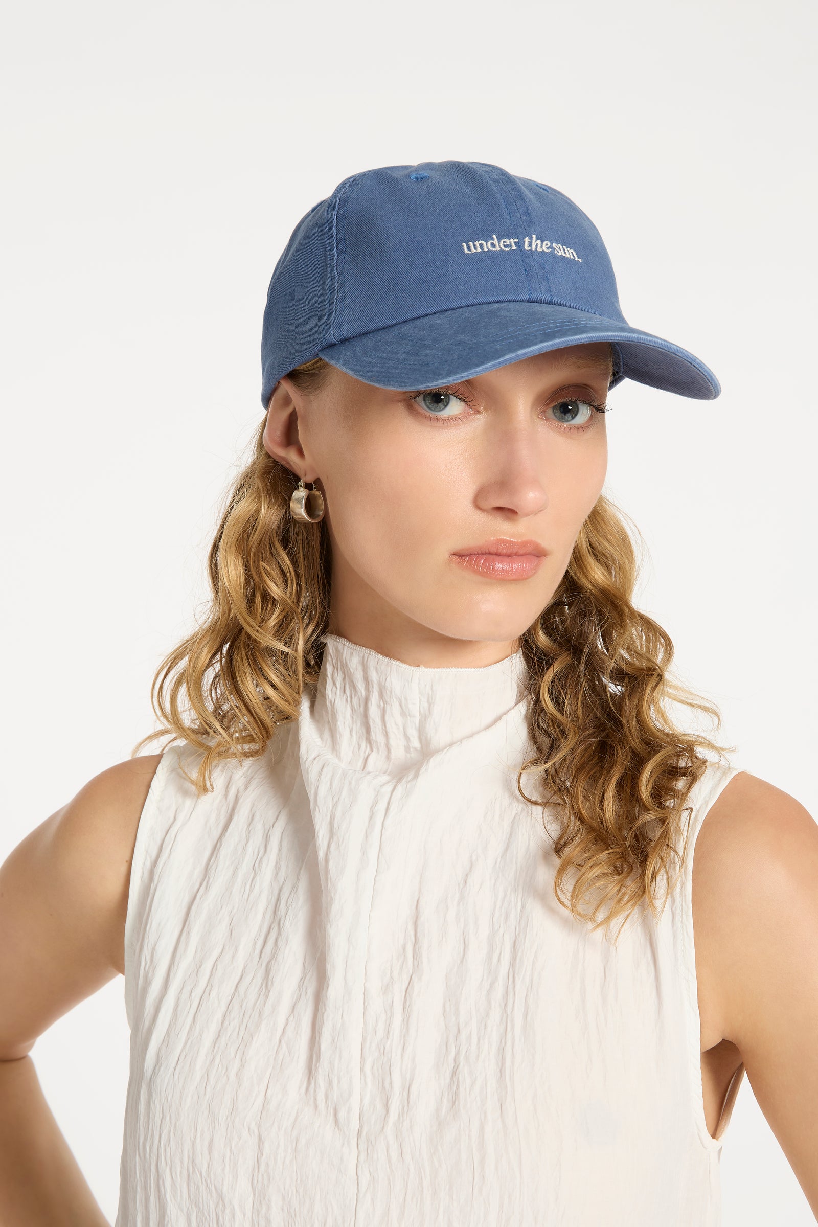 Status Anxiety Under The Sun Cap | French Blue
