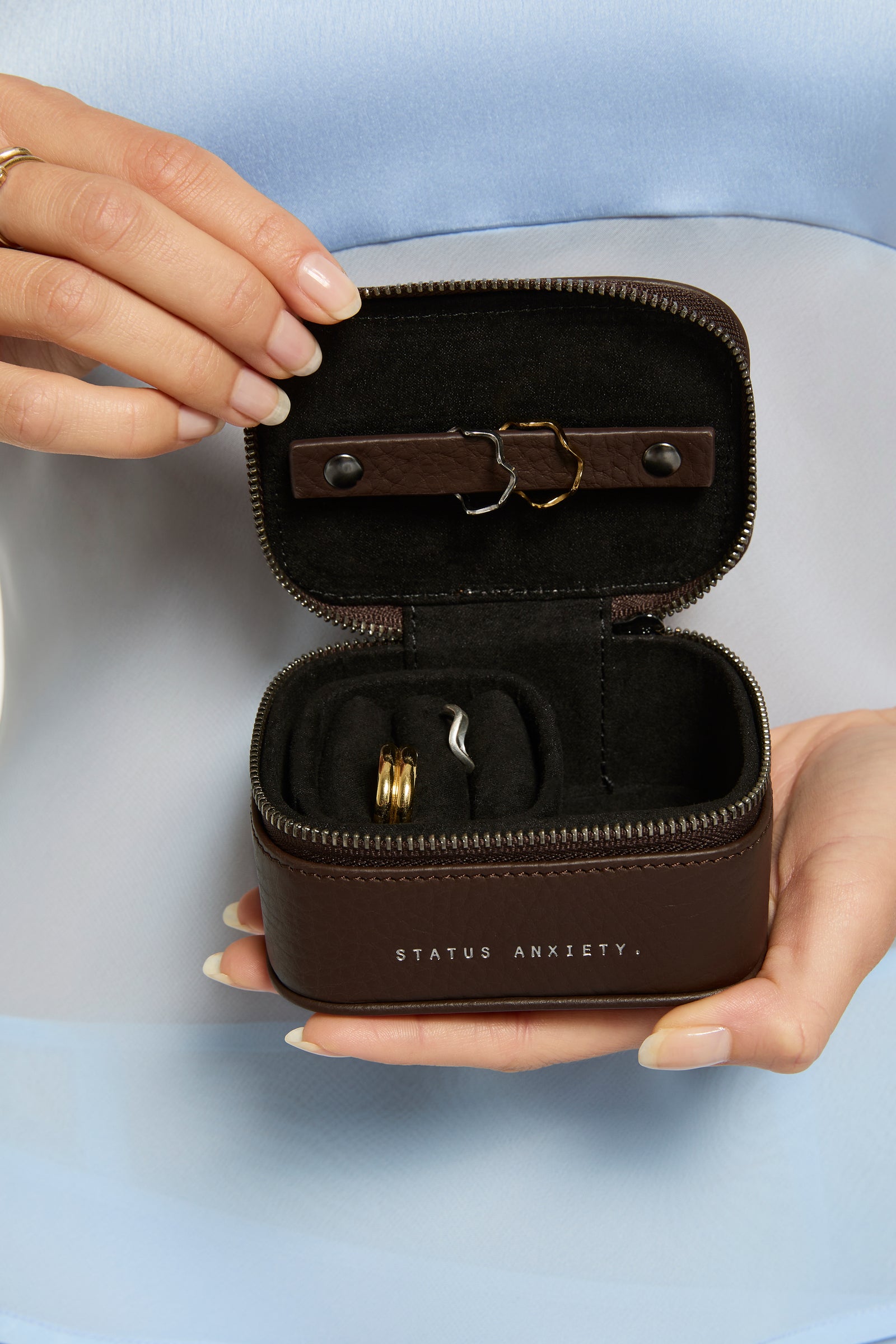 Status Anxiety Heartbreaker Jewellery Case | Cocoa