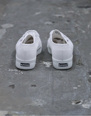 Superga 2730 Mid Platform White Canvas