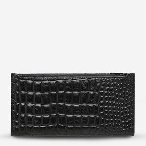 In the Beginning Black Croc Emboss 1