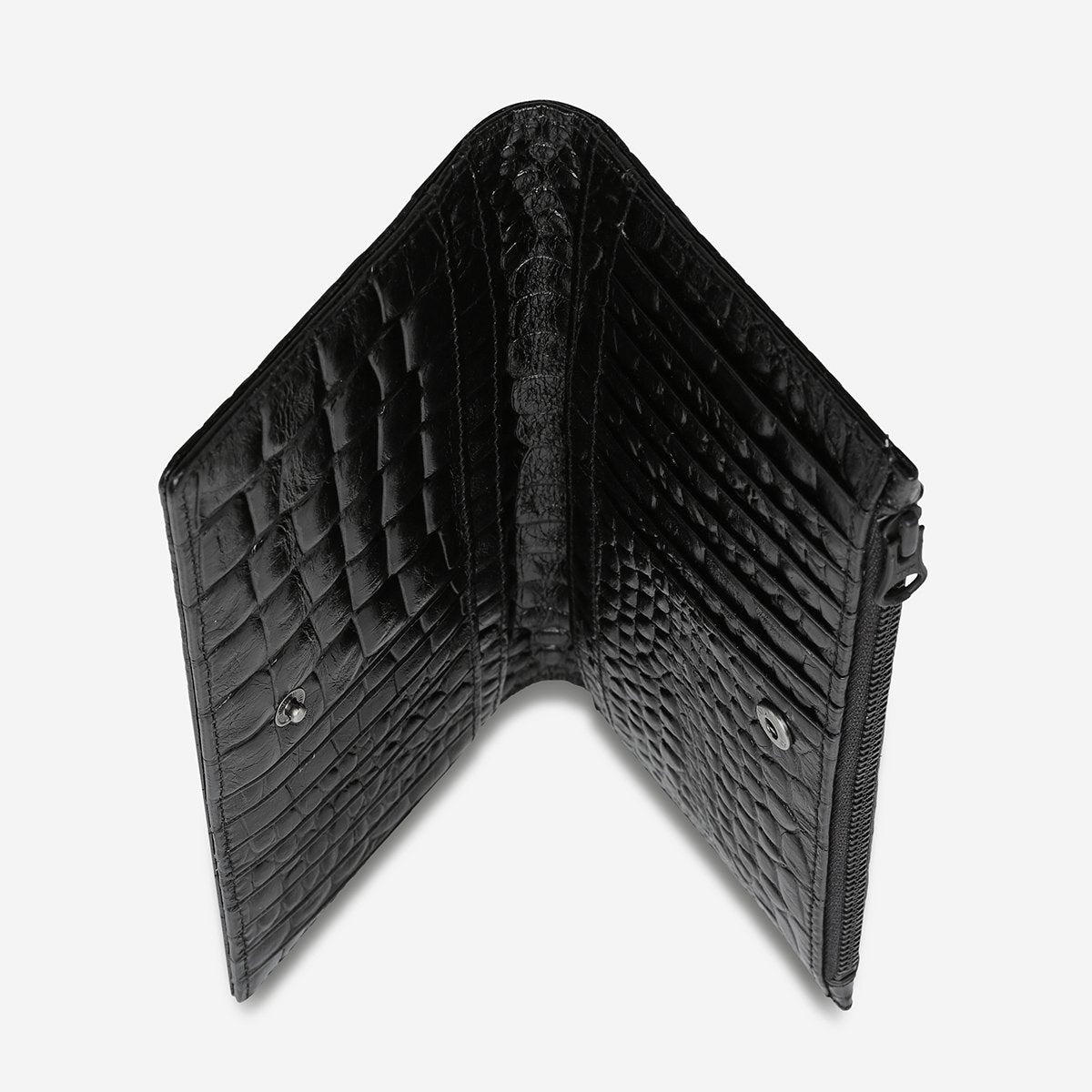 In the Beginning Black Croc Emboss 3