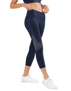 Lilybod Milly High Waist 7/8 Length Legging Blue Eclipse