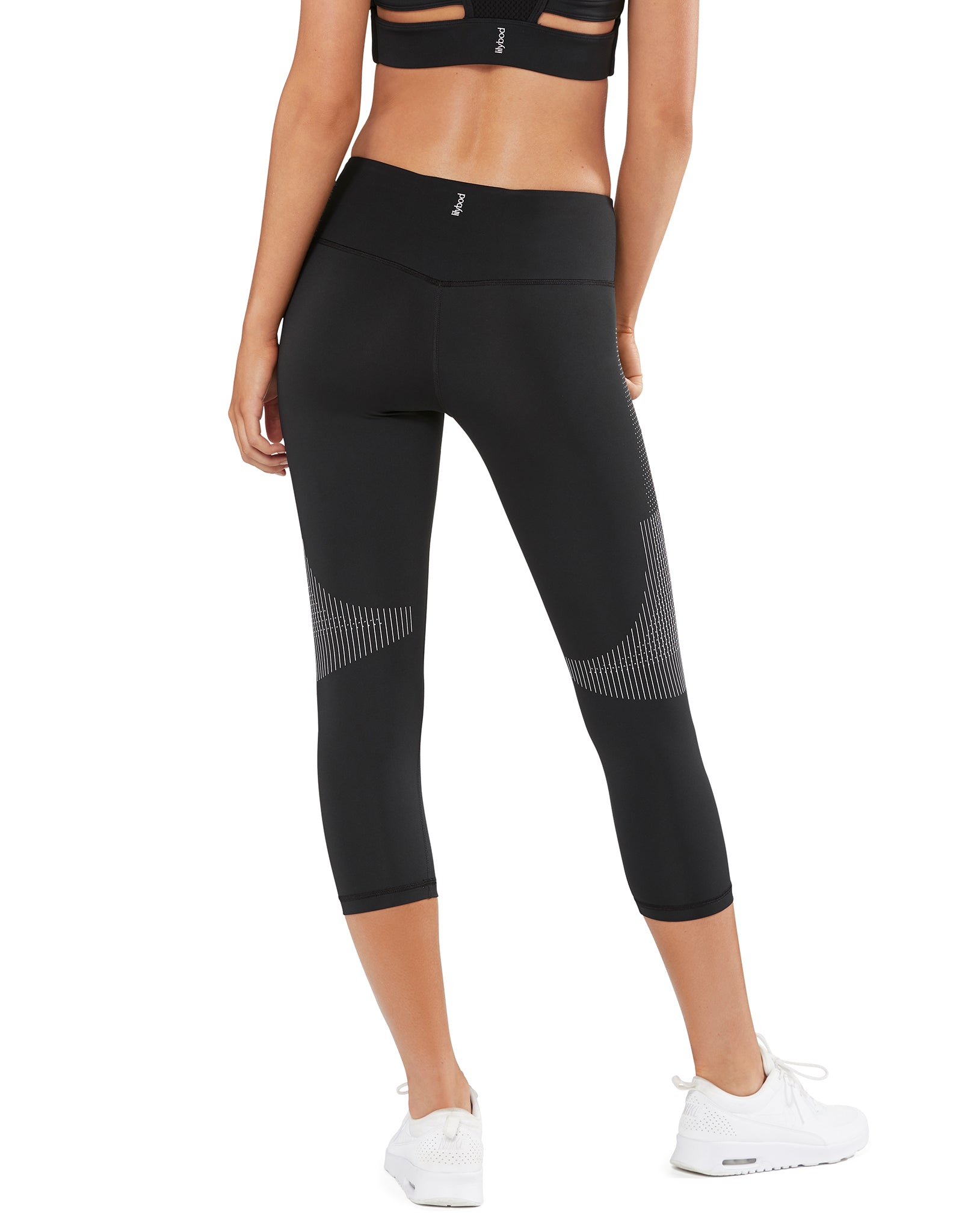 Lilybod Milly High Waist 7/8 Length Legging Tarmac Black