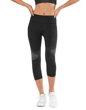 Lilybod Milly High Waist 7/8 Length Legging Tarmac Black