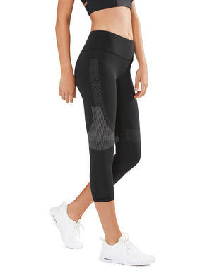 Lilybod Milly High Waist 7/8 Length Legging Tarmac Black