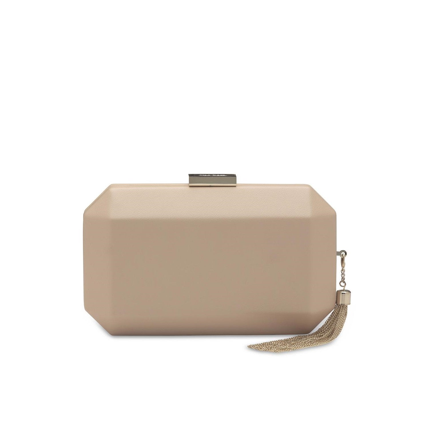 Olga Berg Lia Facetted Pod With Tassel Natural