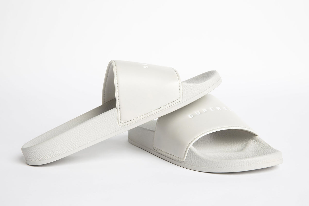 Superga 1908  Logo Slide Grey Smoke