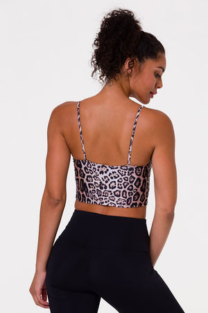 Onzie Cami Belle Crop Leopard