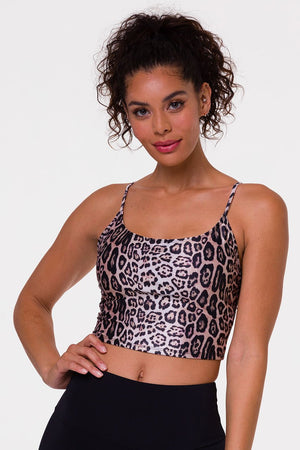 Onzie Cami Belle Crop Leopard