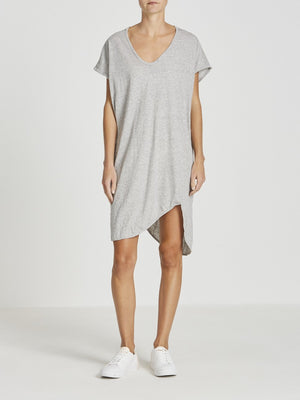 Bassike Boxy T.Shirt Dress With Tail Black