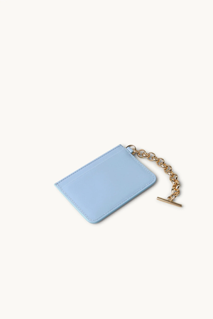 Dylan Kain The Yumi Cardholder Cornflour/Light Gold