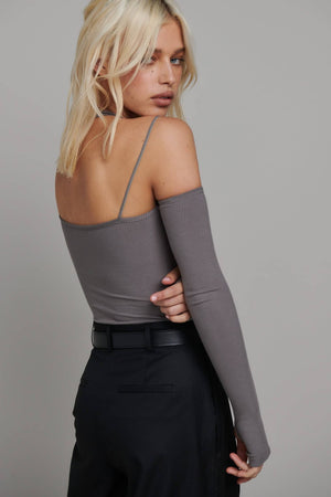 Bayse Brand Reid Bodysuit | Sidewalk Grey