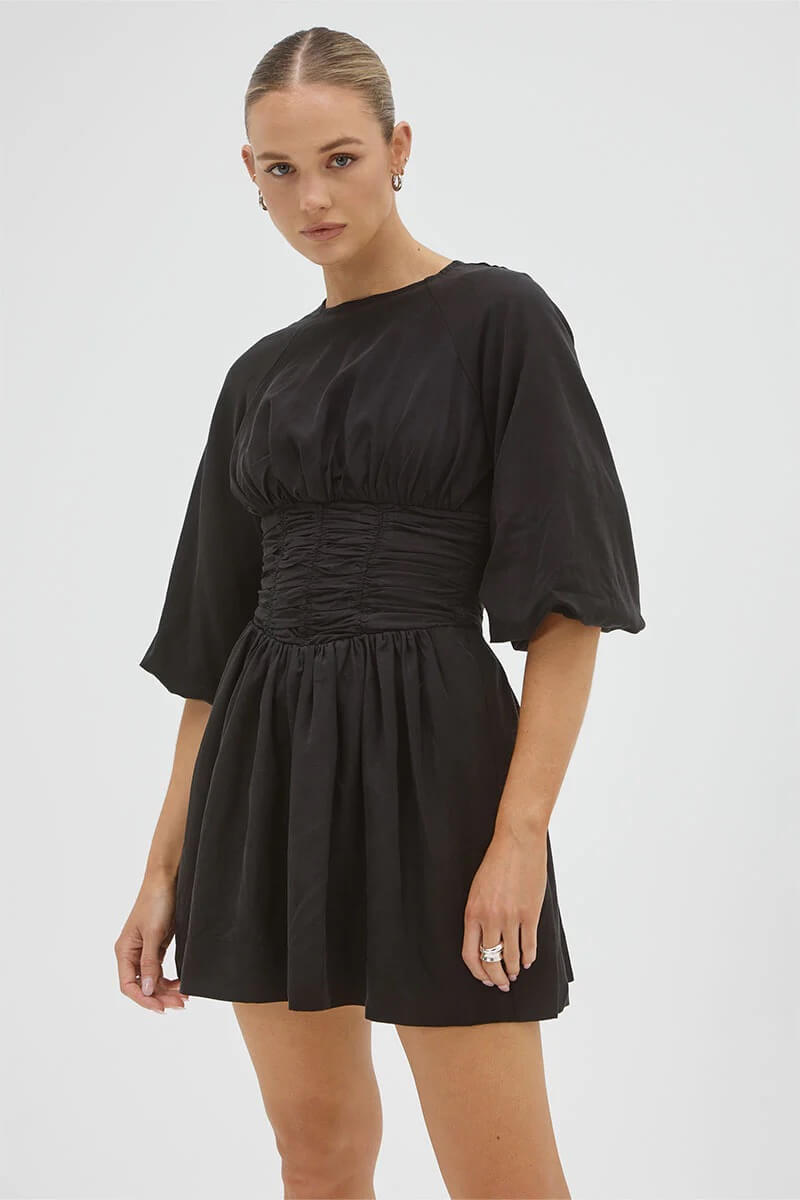 Sovere Essence Mini Dress | Black