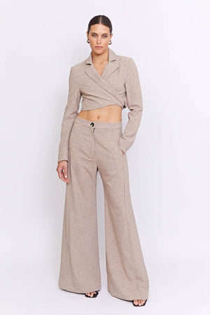 Pfeiffer Baxter Cropped Blazer | Biscuit