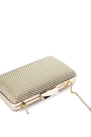 Olga Berg Natasha Ball Mesh Pod | Light Gold