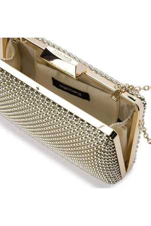 Olga Berg Natasha Ball Mesh Pod | Light Gold