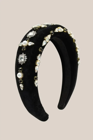 Morgan & Taylor Genna Headband | Black