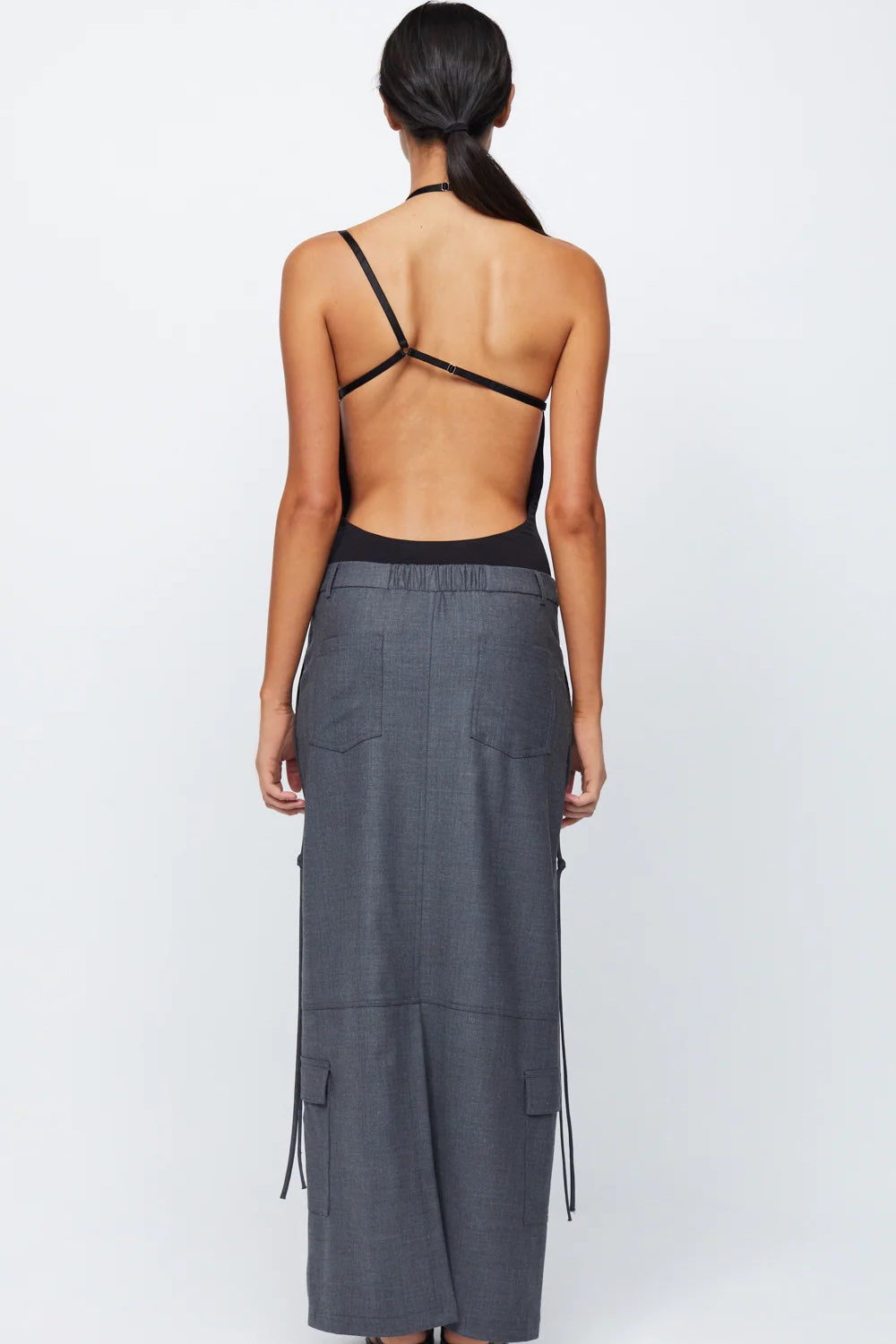 Bec + Bridge Zadie Asym Bodysuit Black