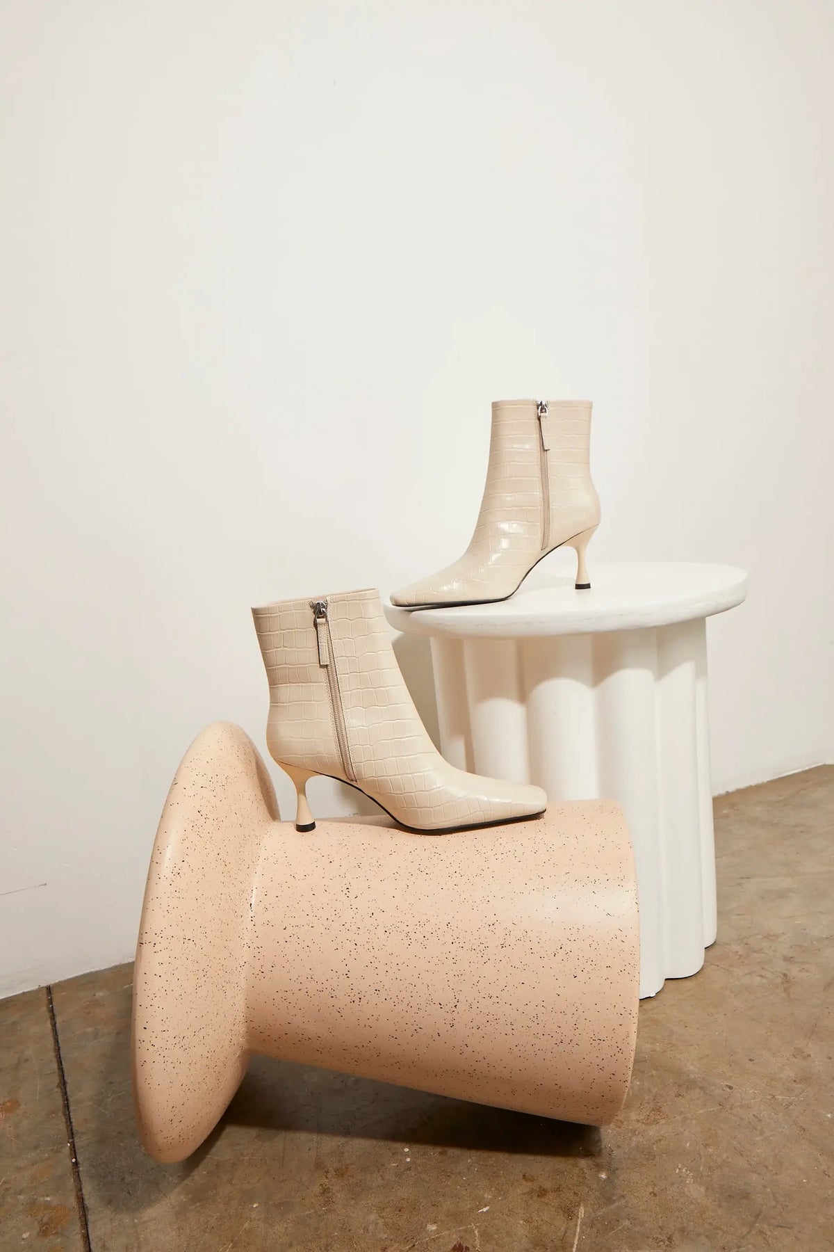 Hael & Jax Mimi Boot | Vanilla Croc