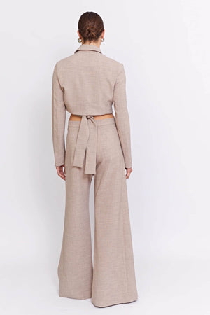 Pfeiffer Wide Leg Pant | Biscuit