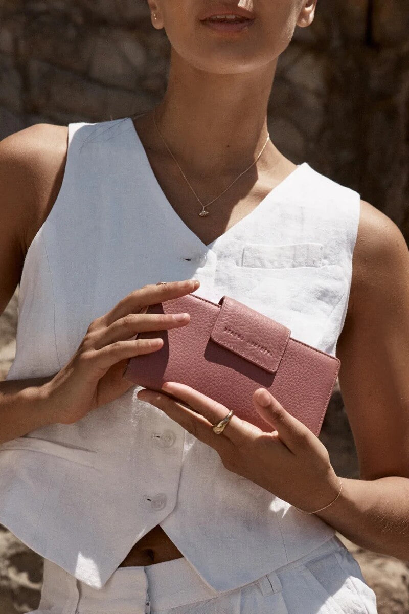 Status Anxiety Ruins Wallet | Dusty Rose