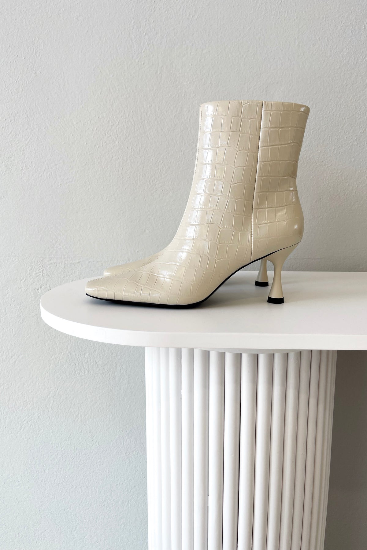 Hael & Jax Mimi Boot | Vanilla Croc