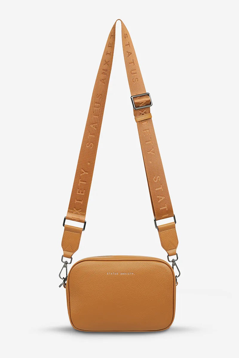 Status Anxiety Plunder With Webbed Strap Bag | Camel