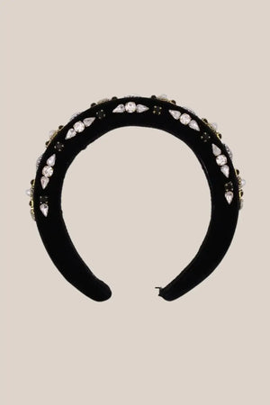 Morgan & Taylor Genna Headband | Black