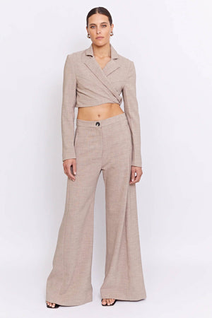 Pfeiffer Baxter Cropped Blazer | Biscuit