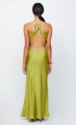 Bec + Bridge Teresa Halter Maxi Dress Wasabi