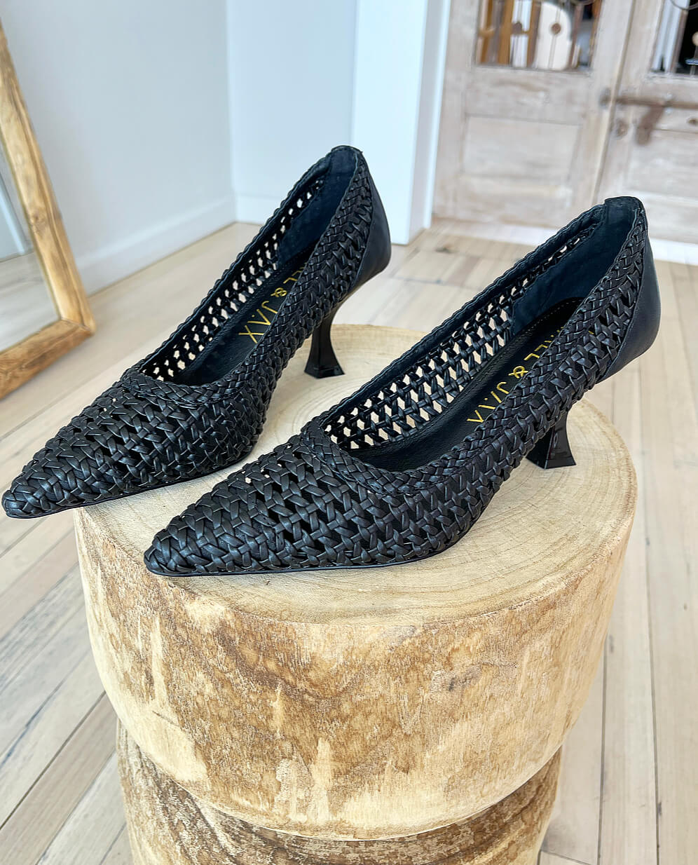 Hael & Jax Poppy Heel | Black