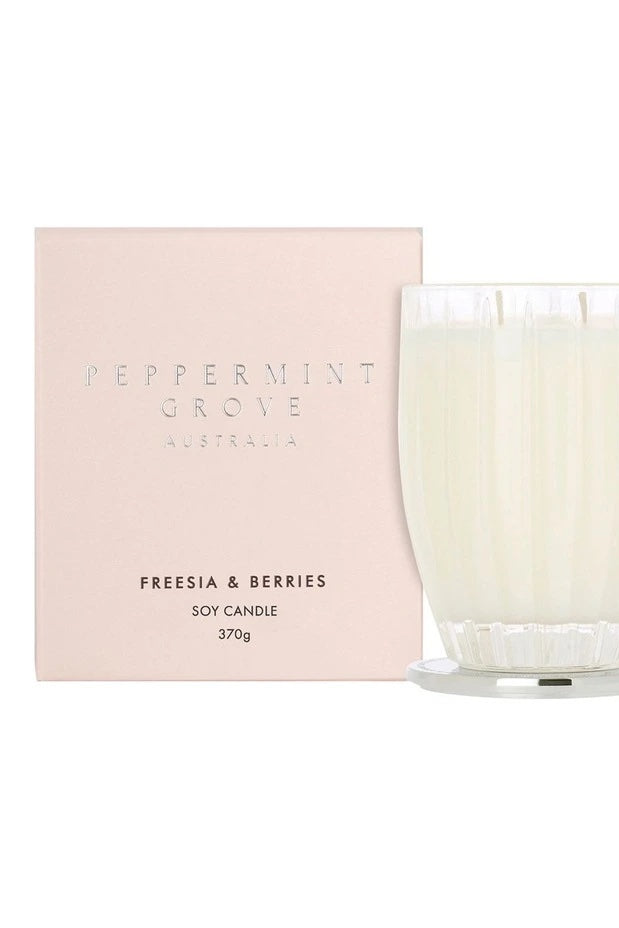 Peppermint Grove Soy Candle | Freesia & Berries