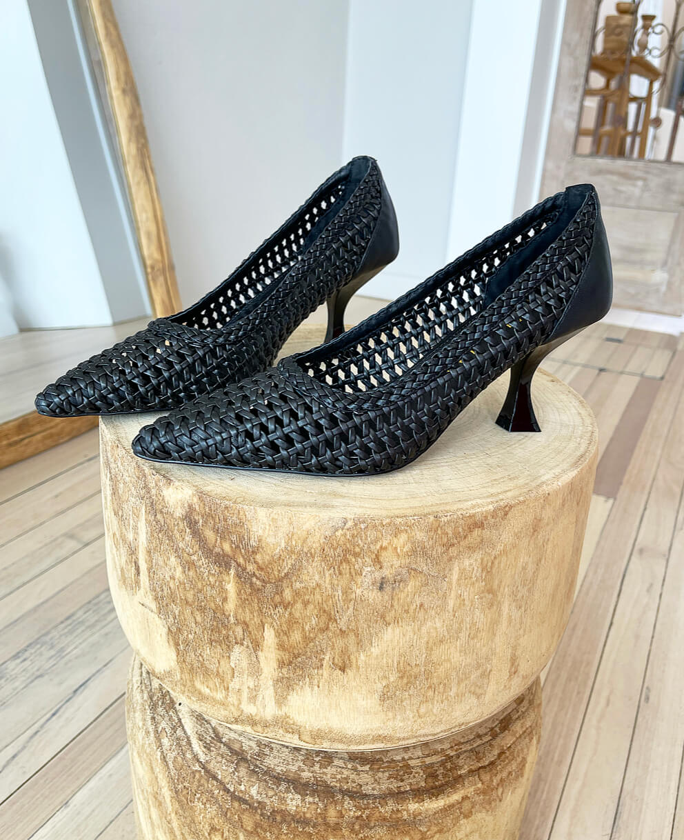 Hael & Jax Poppy Heel | Black