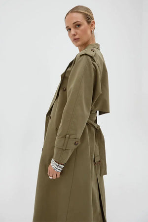 Sovere Agency Trenchcoat | Olive