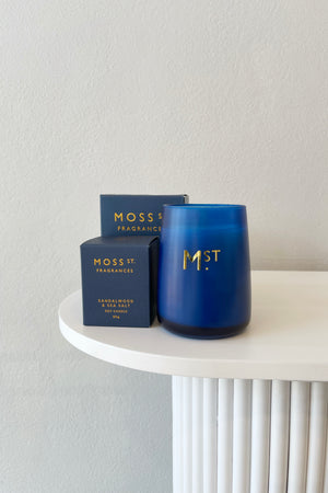 Moss St. Fragrances Soy Candle | Sandalewood & Sea Salt