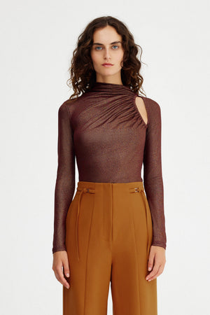 Significant Other Cali Top | Chocolate