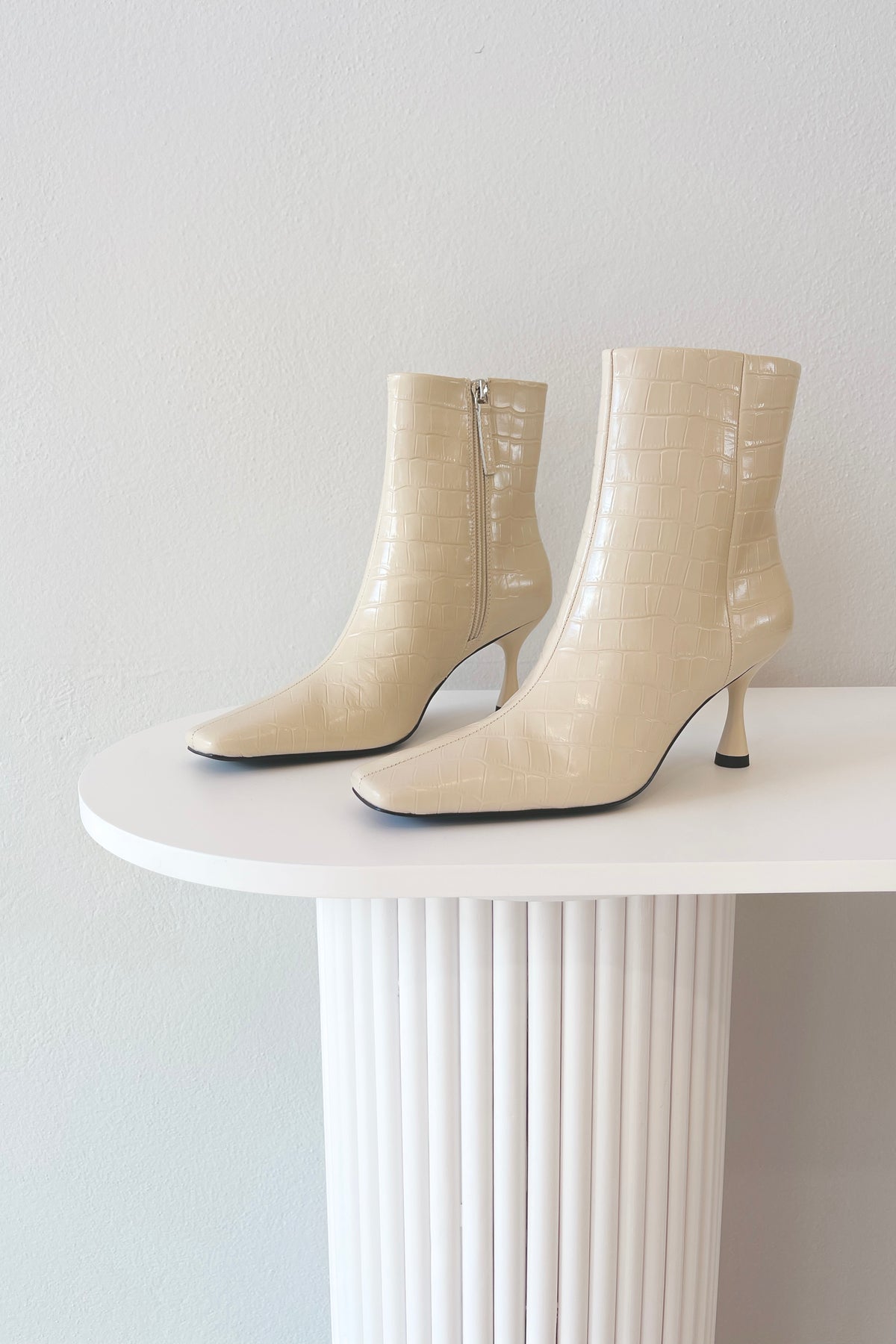 Hael & Jax Mimi Boot | Vanilla Croc