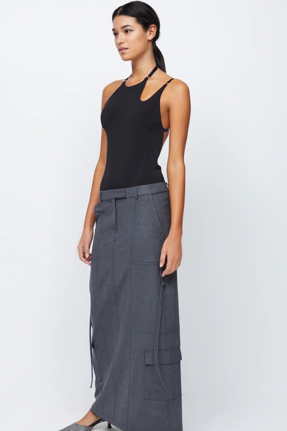 Bec + Bridge Zadie Asym Bodysuit Black