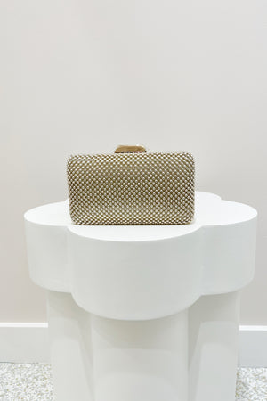 Olga Berg Natasha Ball Mesh Pod | Light Gold