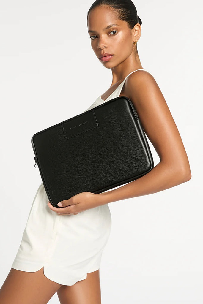 Status Anxiety Before I leave Laptop Case 13” | Black - Fifi & Annie