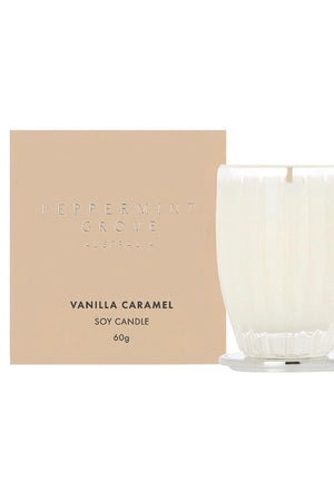 Peppermint Grove Soy Candle | Vanilla Caramel