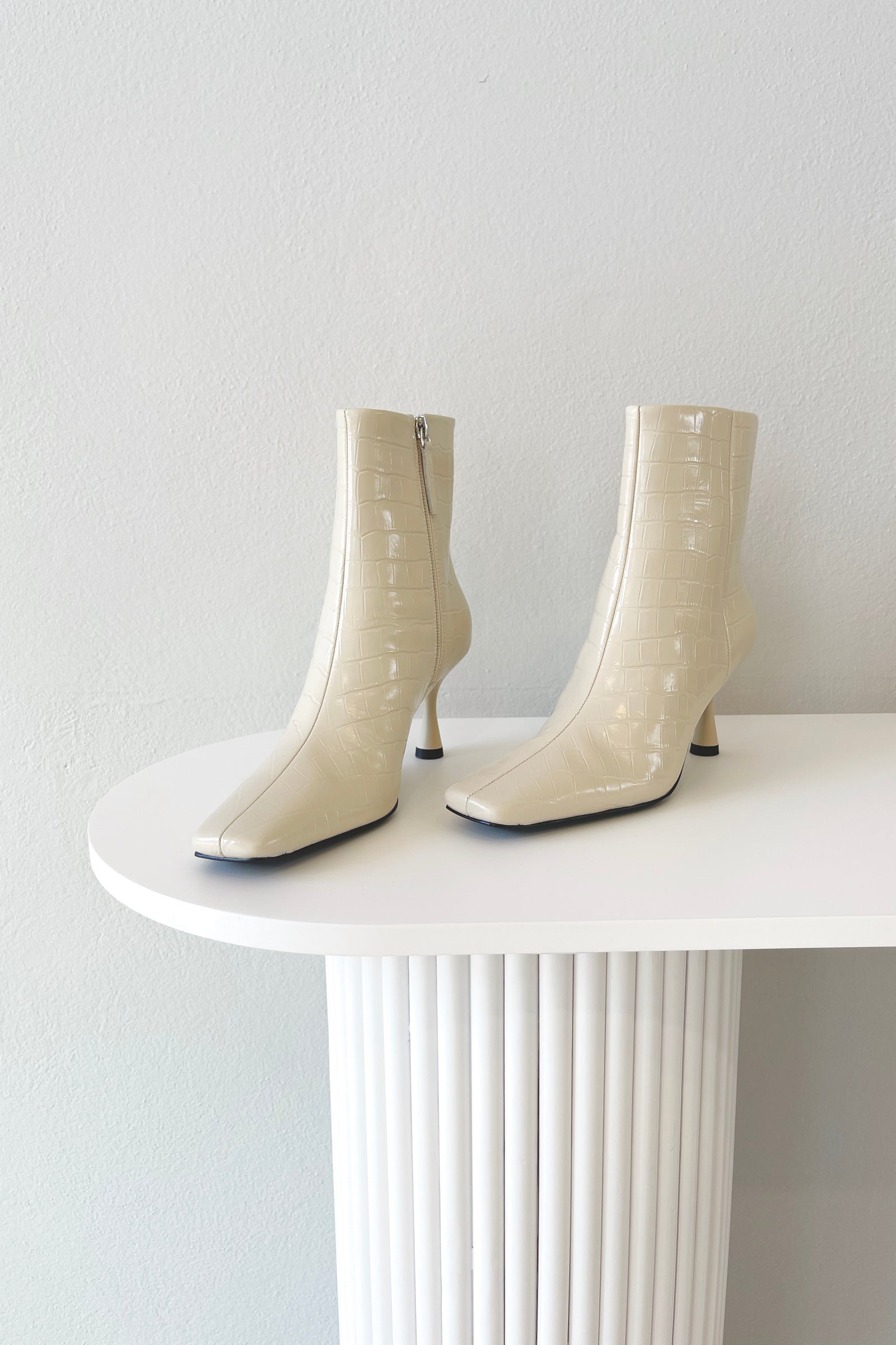 Hael & Jax Mimi Boot | Vanilla Croc